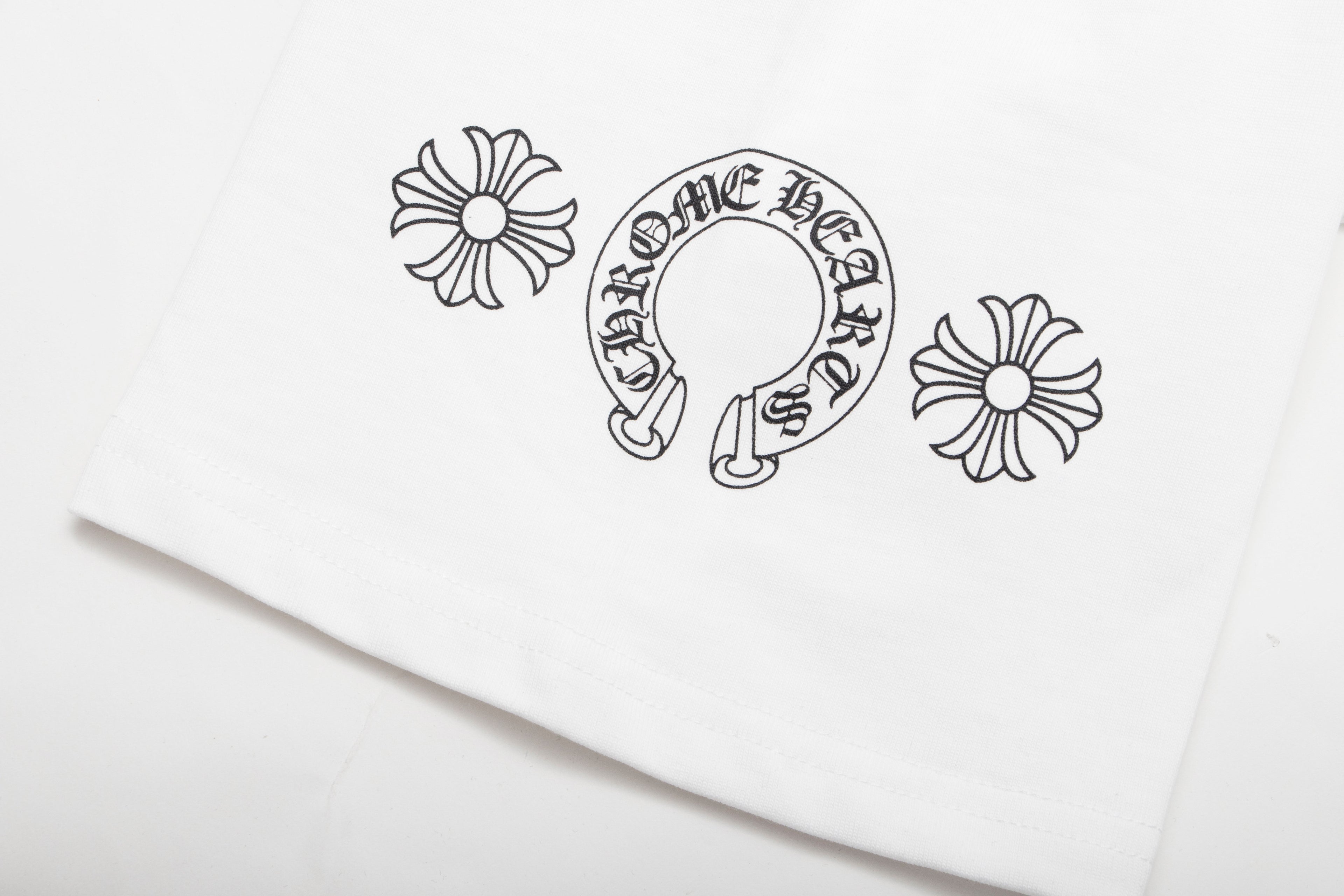 Chrome Hearts Script Dagger Logo Short Sleeve Tee 6025