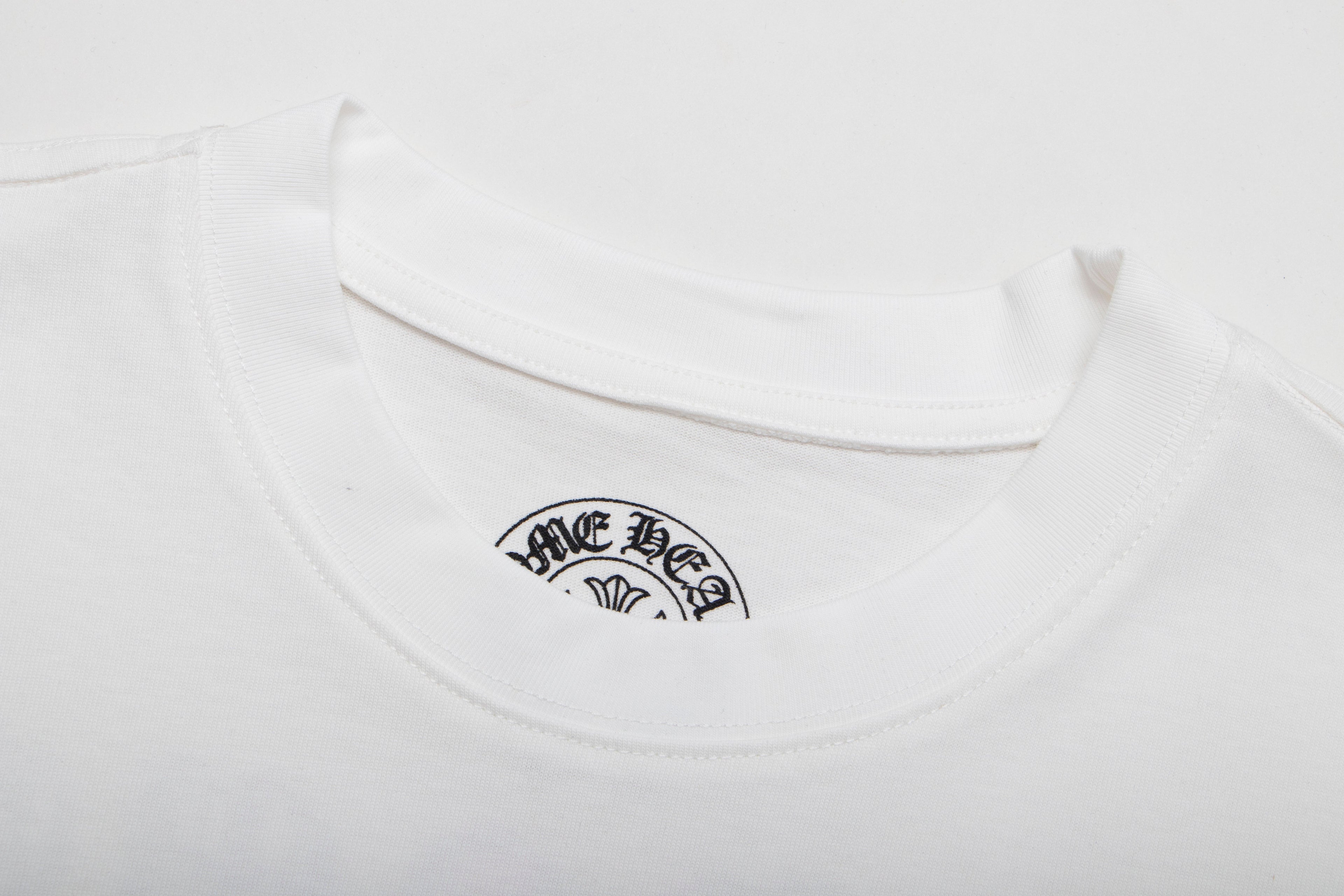 Chrome Hearts Script Dagger Logo Short Sleeve Tee 6025