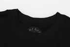 Chrome Hearts Orange Three-Cross Slogan Short Sleeve Tshirt 6129